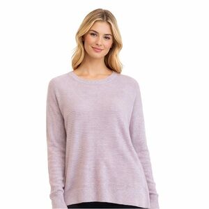 BLVD Soft Lavender Crew Neck Sweater